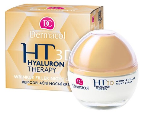 Dermacol 3D Hyaluron Therapy Krem na noc Wszystkie rodzaje cery 50 ml (W) (P2)