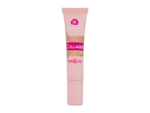 Dermacol Collagen+ Eye Lip Krem pod oczy Linie mimiczne i zmarszczki 15 ml (W) (P2)