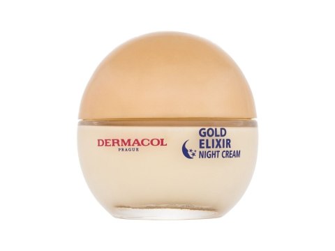 Dermacol Gold Elixir Krem na noc Wszystkie rodzaje cery 50 ml (W) (P2)