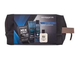 Dermacol Żel pod prysznic 250 ml + Dezodorant 150 ml + Woda po goleniu 100 ml + Kosmetyczka Men Agent Gentleman Touch 3in1 Żel p