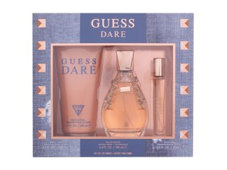 GUESS Edt 100 ml + Edt 15 ml + Mleczko do ciała 200 ml Dare Woda toaletowa 100 ml (W) (P2)