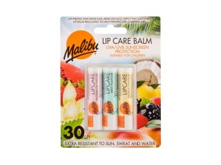 Malibu Balsam do ust 4 g + Balsam do ust Mint 4 g + Balsam do ust Vanilla 4 g Lip Care SPF30 Balsam do ust 4 g (W) (P2)