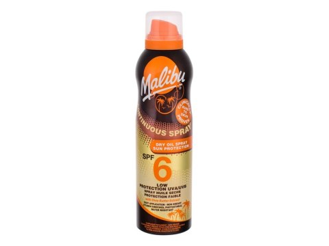 Malibu Continuous Spray Dry Oil SPF6 Preparat do opalania ciała Olejek 175 ml (U) (P2)