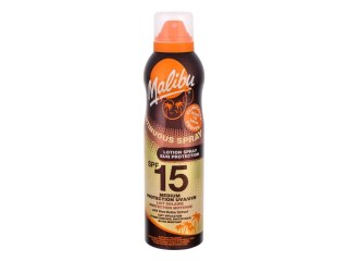 Malibu Continuous Spray SPF15 Preparat do opalania ciała Mleczko 175 ml (U) (P2)