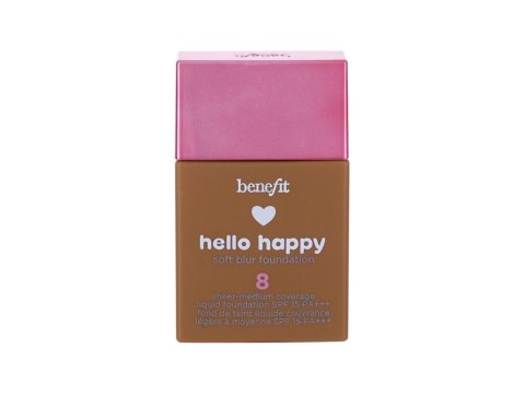 Benefit 08 Tan warm Hello Happy SPF15 Podkład płynna 30 ml (W) (P2)