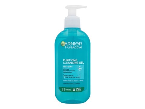 Garnier Pure Active Purifying Cleansing Gel Żel oczyszczający Problemowa i trądzikowa cera 200 ml (U) (P2)