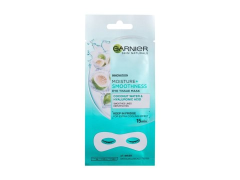 Garnier Skin Naturals Moisture+ Smoothness Maseczka na okolice oczu Wrażliwa i podrażniona cera 1 szt (W) (P2)