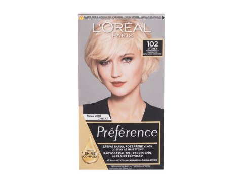 L'Oréal Paris 102 Iridescent Pearl Blonde Préférence Farba do włosów 60 ml (W) (P2)