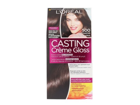 L'Oréal Paris 500 Medium Brown Casting Creme Gloss Farba do włosów 48 ml (W) (P2)