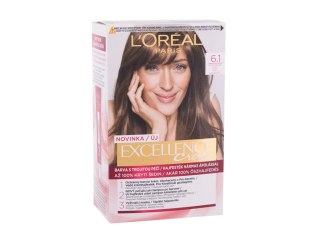 L'Oréal Paris 6,1 Natural Dark Ash Blonde Excellence Creme Triple Protection Farba do włosów Wszystkie typy włosów 48 ml (W) (