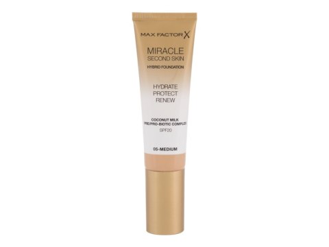 Max Factor 05 Medium Miracle Second Skin SPF20 Podkład kremowa 30 ml (W) (P2)