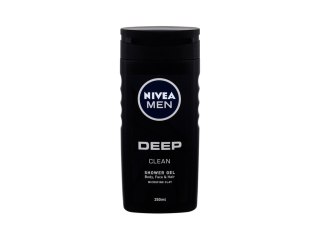 Nivea Men Deep Clean Body, Face Hair Żel pod prysznic 250 ml (M) (P2)