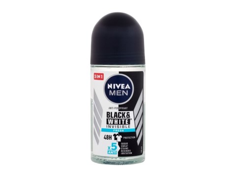 Nivea Men Invisible For Black White Fresh 48h Antyperspirant Dezodorant w kulce 50 ml (M) (P2)