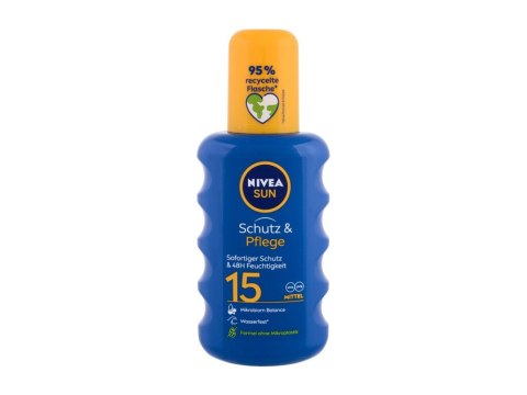 Nivea Sun Protect Moisture SPF15 Preparat do opalania ciała Sprej 200 ml (U) (P2)