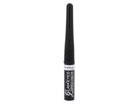 Rimmel London 001 Black Glamour Glam Eyes Eyeliner Płynny 3,5 ml (W) (P2)