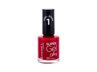 Rimmel London 042 Rock n Roll Super Gel By Kate STEP1 Lakier do paznokci Błyszczący 12 ml (W) (P2)