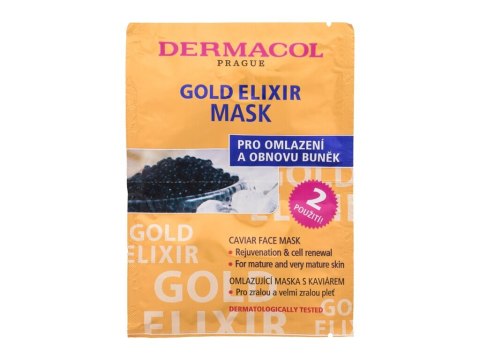 Dermacol Gold Elixir Maseczka do twarzy kremowa 16 ml (W) (P2)