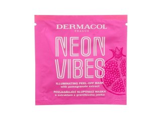 Dermacol Neon Vibes Illuminating Peel-Off Mask Maseczka do twarzy Wysuszona cera 8 ml (W) (P2)