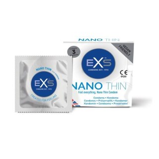 EXS Nano Thin ultra cienkie prezerwatywy 3szt. (P1)