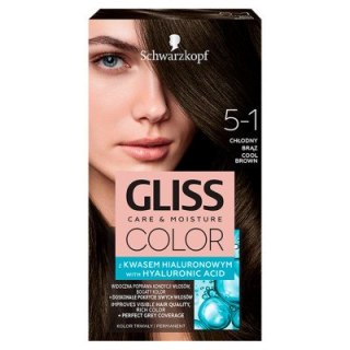 Gliss Color Care Moisture farba do włosów 5-1 Chłodny Brąz (P1)