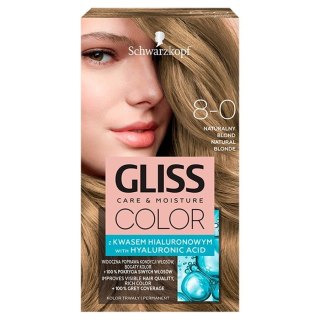 Gliss Color Care Moisture farba do włosów 8-0 Naturalny Blond (P1)