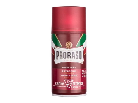 PRORASO Red Shaving Foam Pianka do golenia 300 ml (M) (P2)