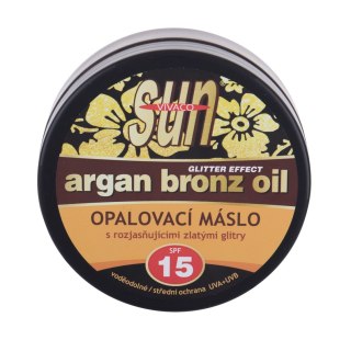 Vivaco Argan Bronz Oil Sun Glitter Effect SPF15 Preparat do opalania ciała 200ml (U) (P2)