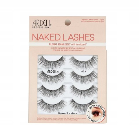 Ardell Naked Lashes Multipack sztuczne rzęsy na pasku 423 Black (P1)