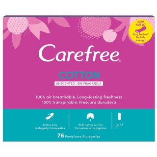 Carefree Cotton wkładki higieniczne nieperfumowane 76szt (P1)