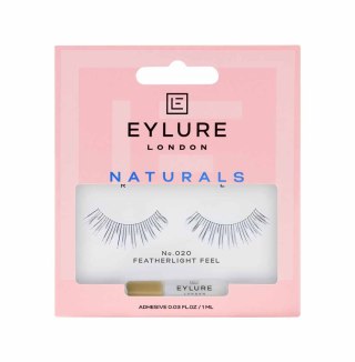 Eylure Naturals Lashes sztuczne rzęsy z klejem efekt naturalny No. 020 (P1)