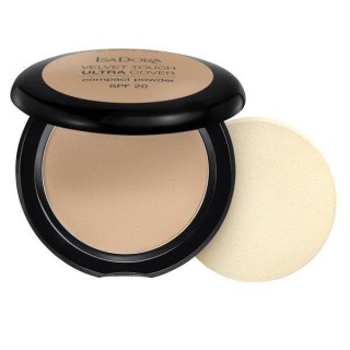 Isadora Velvet Touch Ultra Cover Compact Powder SPF20 kryjący puder prasowany 65 Neutral Beige 7.5g (P1)