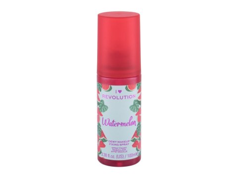 Makeup Revolution London I Heart Revolution Fixing Spray Watermelon Utrwalacz makijażu TAK 100 ml (W) (P2)