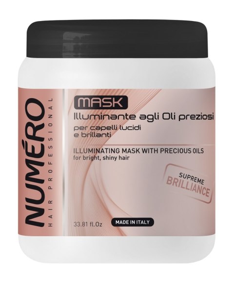 NUMERO Illuminating Mask With Precious Oils nabłyszczająca maska z drogocennymi olejkami 1000ml (P1)