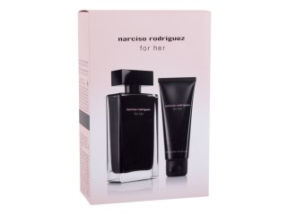 Narciso Rodriguez EdT 100 ml + mleczko do ciała 75 ml For Her Woda toaletowa 100 ml (W) (P2)