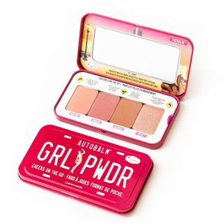 The Balm Autobalm GRL PWDR Cheeks On the Go paleta róży do policzków (P1)