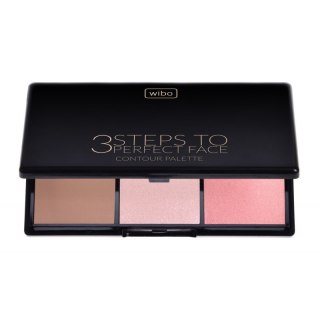 Wibo 3 Steps To Perfect Face Contour Palette paleta do konturowania twarzy Light 10g (P1)