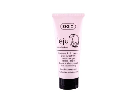 Ziaja Jeju White Face Soap Żel oczyszczający Problemowa i trądzikowa cera 75 ml (W) (P2)