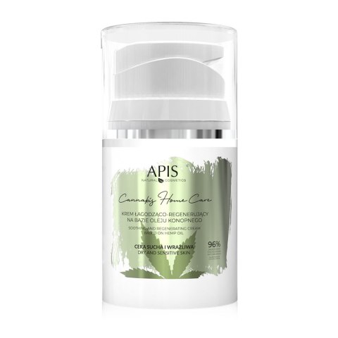 APIS Cannabis Home Care krem łagodząco - regenerujący na bazie oleju konopnego 50ml (P1)