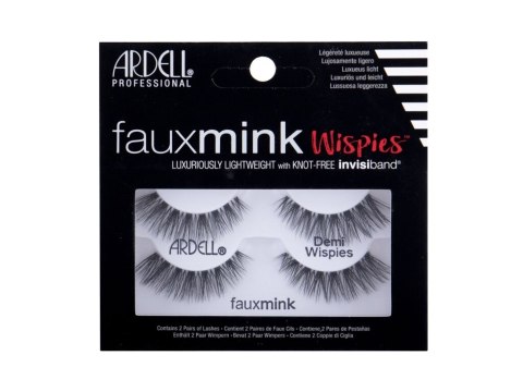 Ardell Black Faux Mink Demi Wispies Sztuczne rzęsy 2 szt (W) (P2)