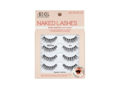 Ardell Black Naked Lashes 424 Sztuczne rzęsy 4 szt (W) (P2)