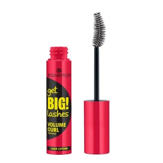 Essence Get Big Lashes Volume Curl Mascara tusz pogrubiający i podkręcający do rzęs Black 12ml (P1)