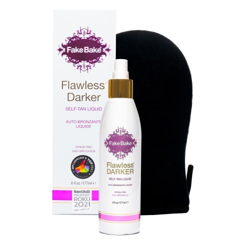 Fake Bake Flawless Darker Self-Tan Liquid samoopalacz w płynie 177ml + rękawica (P1)