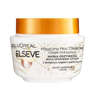 L'Oreal Paris Elseve Magiczna Moc Olejków z Olejkiem Kokosowym maska odżywcza do włosów suchych i normalnych 300ml (P1)