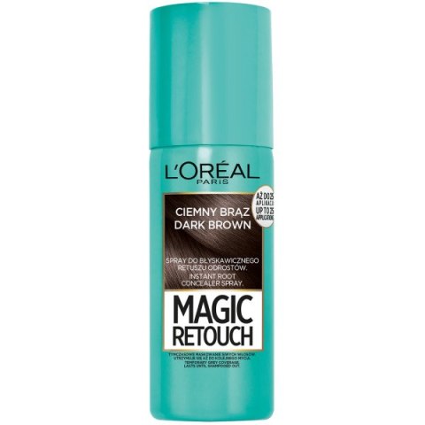 L'Oreal Paris Magic Retouch spray do retuszu odrostów Ciemny Brąz 75ml (P1)