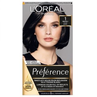 L'Oreal Paris Preference farba do włosów 1 Napoli Czerń (P1)