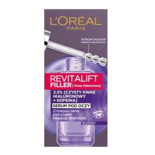 L'Oreal Paris Revitalift Filler lsqb;+Kwas Hialuronowyrsqb; serum pod oczy redukujące zmarszczki 20ml (P1)