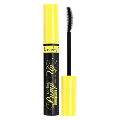 Lovely Pump Up Curling Henna Effect Mascara tusz do rzęs z efektem henny Black 8g (P1)