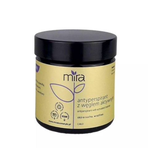 Mira Naturalny antyperspirant w kremie z węglem aktywnym 50g (P1)