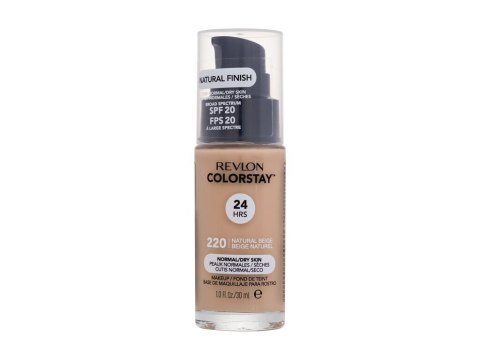 Revlon 220 Natural Beige Colorstay Normal Dry Skin SPF20 Podkład płynna 30 ml (W) (P2)