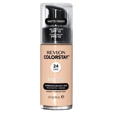 Revlon ColorStay Makeup for Combination/Oily Skin SPF15 podkład do cery mieszanej i tłustej 110 Ivory 30ml (P1)